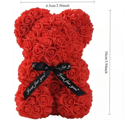 Flower Rose Teddy Bear