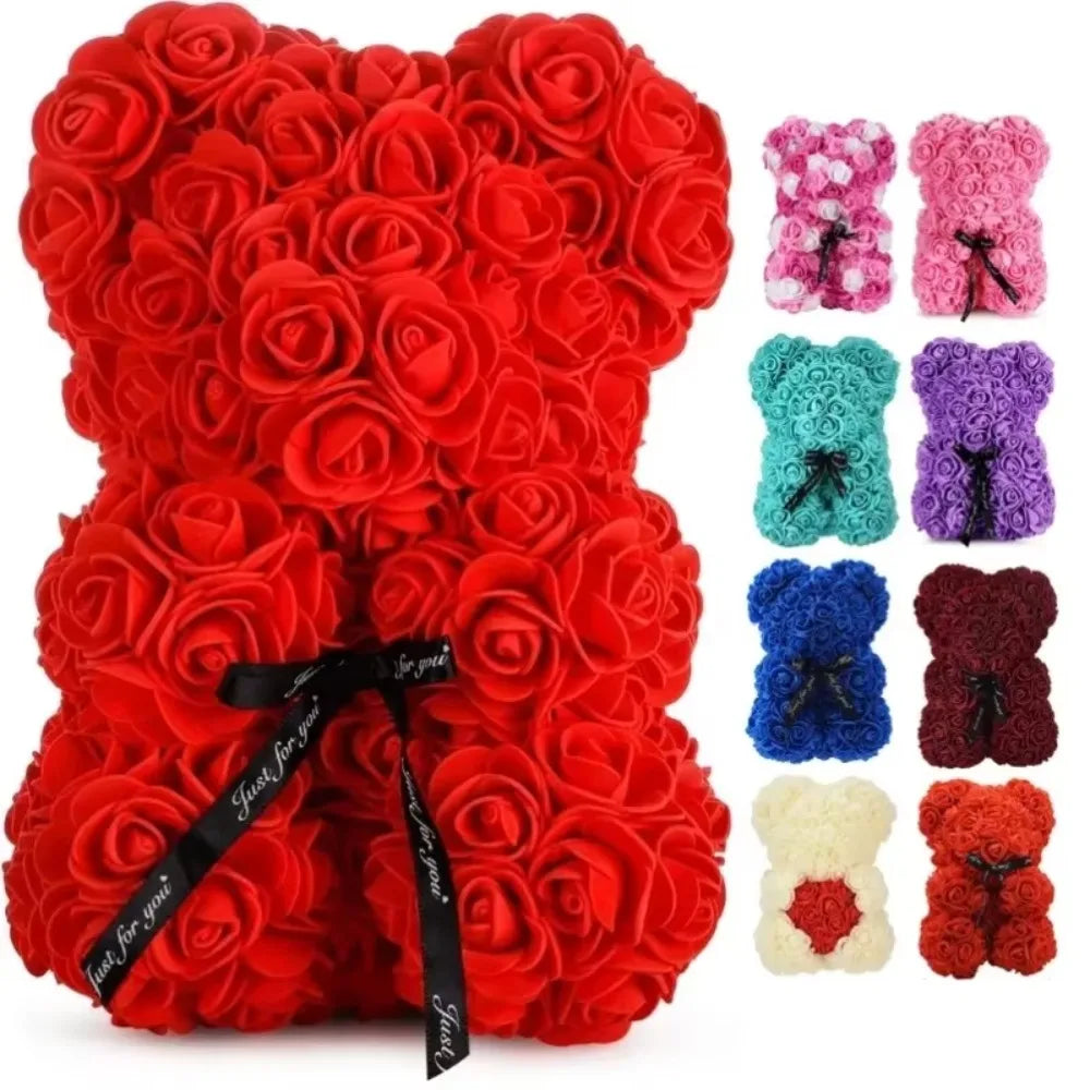 Flower Rose Teddy Bear