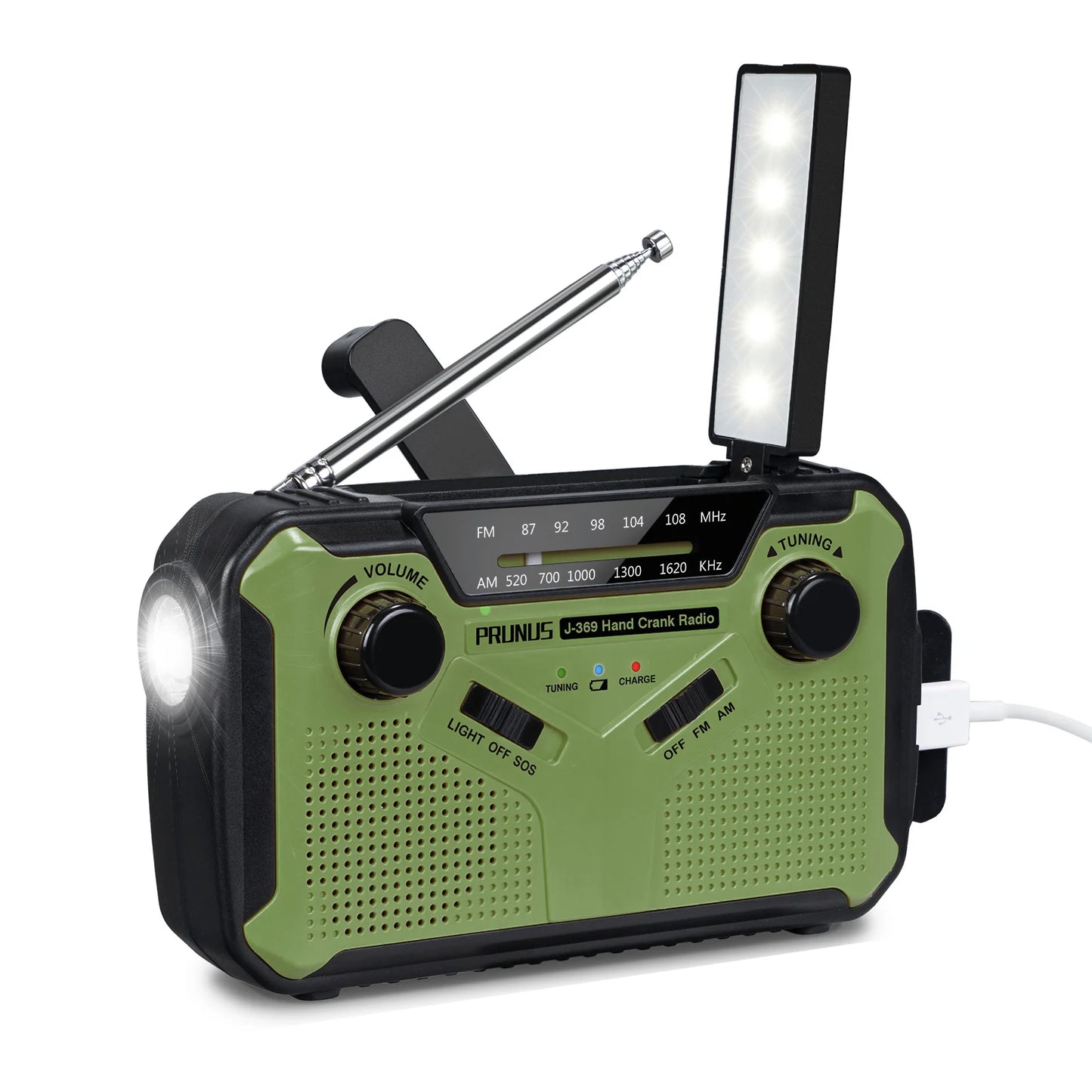 Emergency Portable Radio Solor Hand Crank