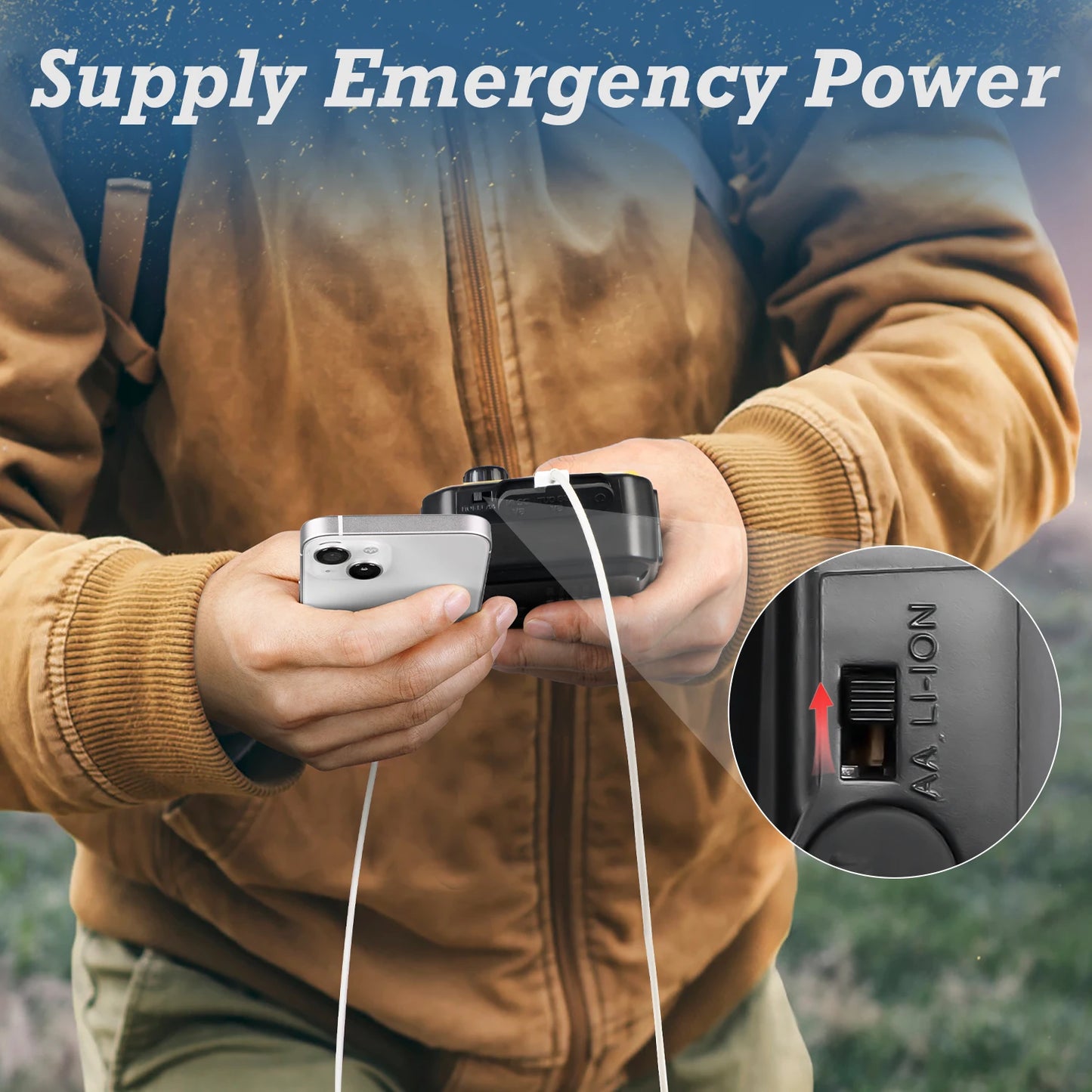 Emergency Portable Radio Solor Hand Crank