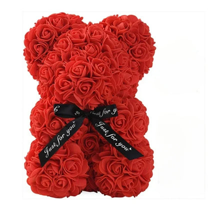 Flower Rose Teddy Bear